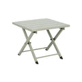 Tavolo Pieghevole Quadrato in Metallo per Esterni