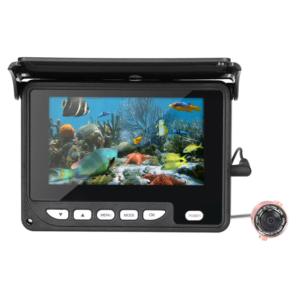 Nebublu 4.3 Inch Fluid Fishing Camera, Fish Finder with Night Vision, 20M Cable, Carry Bag