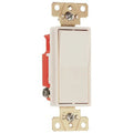 Legrand 2621LACC8 Back & Side Wire 1-Pole Decorator Switch, Light Almond, 20A, Each
