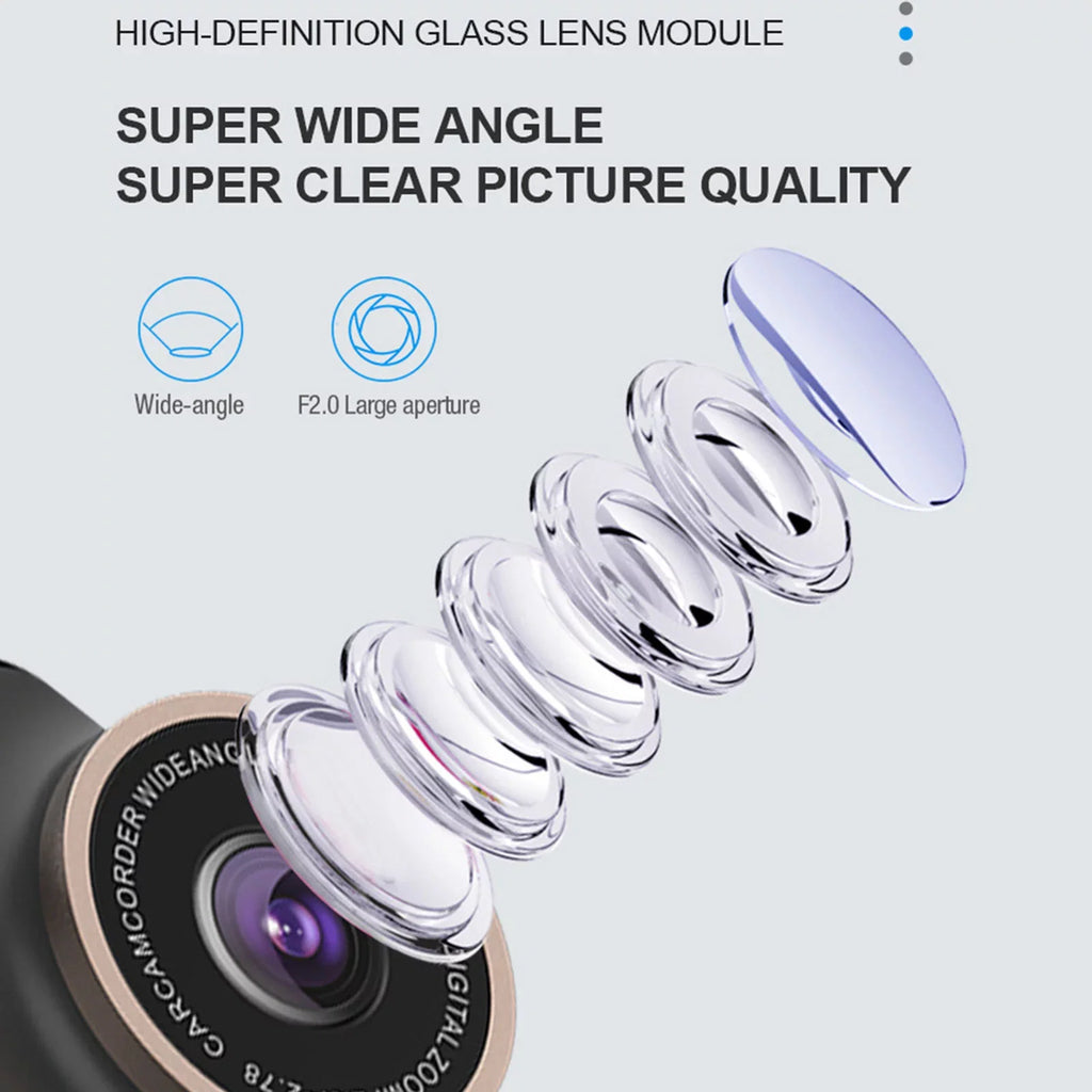 TSV Dash Cam for Cars, 1080P FHD Dual Dashcam Driving Recorder, Car Camera with 3.16inch Monitor 170° Wide Angle, Super Night Vision, WDR, Loop Recording, Parking Monitor