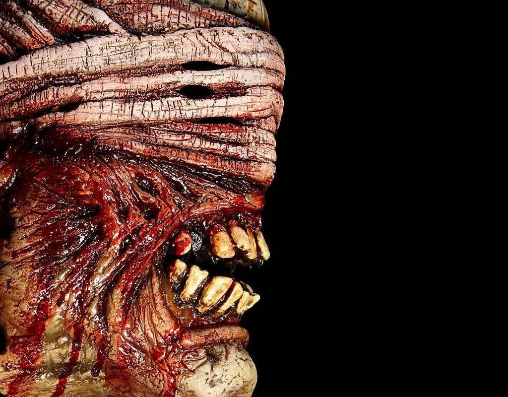 Pestilence White Horseman of the Apocalypse - Halloween Adult Latex Mask - Full Over the Head Realistic Mask