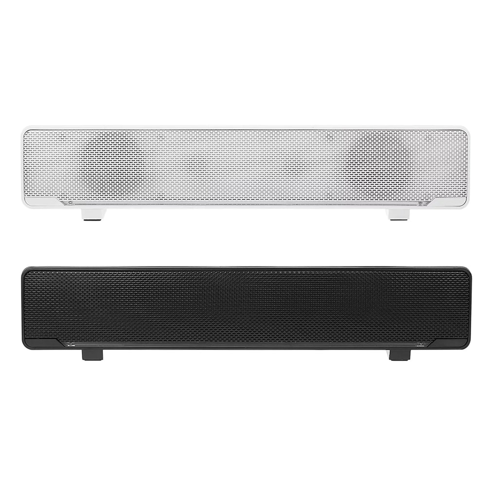 Carevas V-196 USB Wired Computer Speaker Bar Stereo Subwoofer Powerful Music Player Bass Surround Sound Box 3.5mm Audio Input for PC Mobile pc Smartphone Tablet MP3 MP4