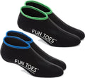FUN TOES 2.5MM Neoprene Socks for Liquid Sports Women Men 2 PAIRS Fin Socks for Scuba Diving, Snorkeling, Paddling, Jet skiing