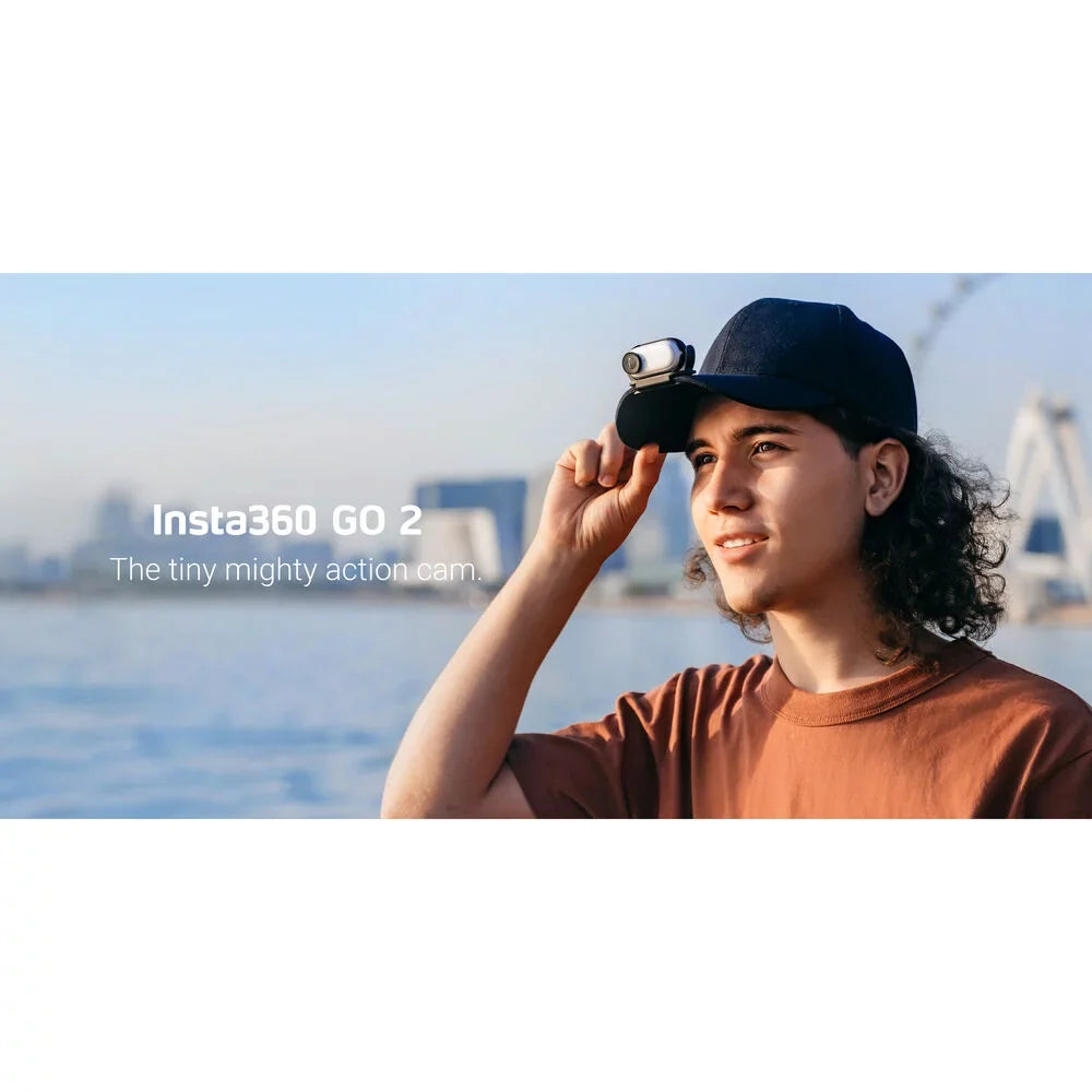 Insta360 GO 2 Digital Camcorder, LCD Monitor High Dynamic Range (HDR), 3K, White