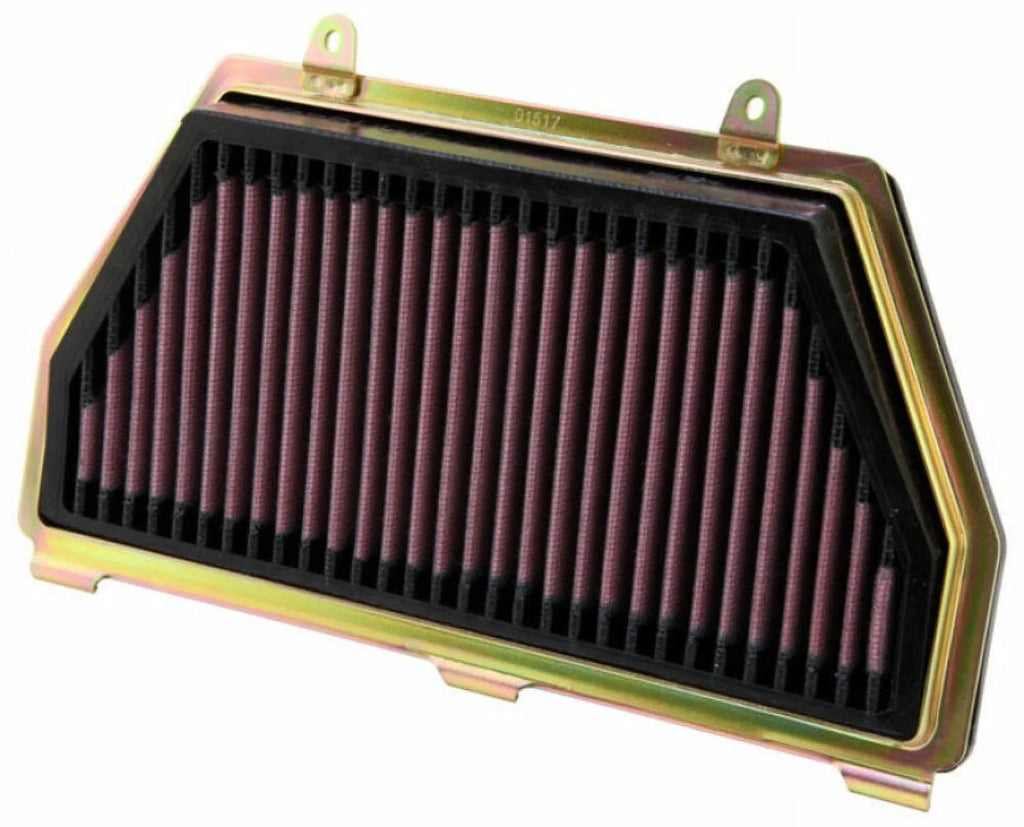 K&N Engine Air Filter: High Functionality Premium, Powersport Air Filter: 2007-2019 HONDA (CBR600RR, CBR600RR ABS, CBR600 RA) HA-6007