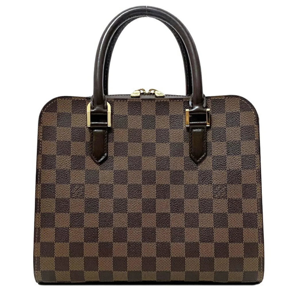 Pre-Owned Louis Vuitton Handbag Triana Brown Damier Ebene N51155 LOUIS VUITTON Ladies Square Type (Good)