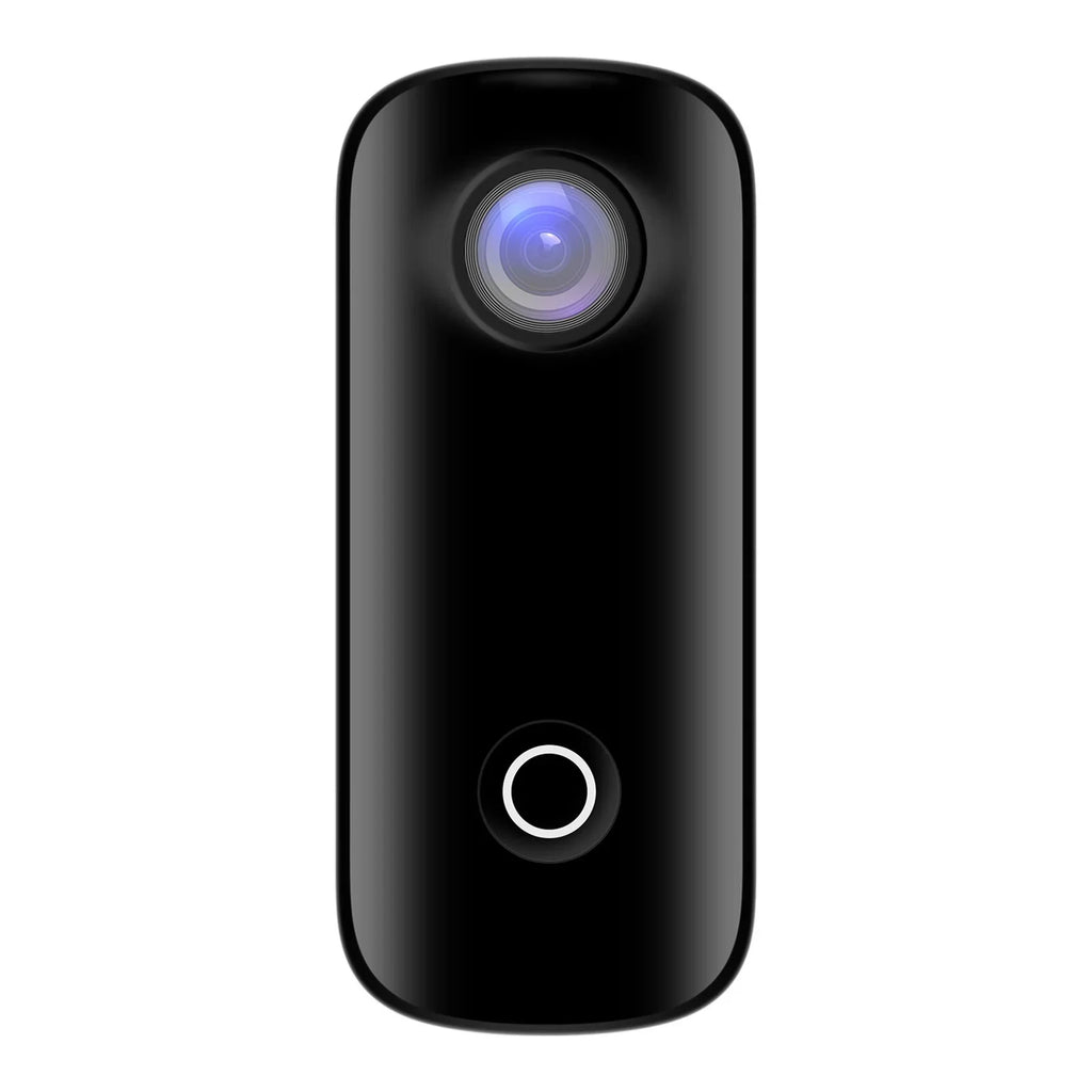 SJCAM C100 Mini Action Camera 1080P/30fps Digital Video Camera 30M Fluid Magnetic Body Built-in Battery WiFi Connection APP Sharing with Fluid Case Back Clip Lanyard