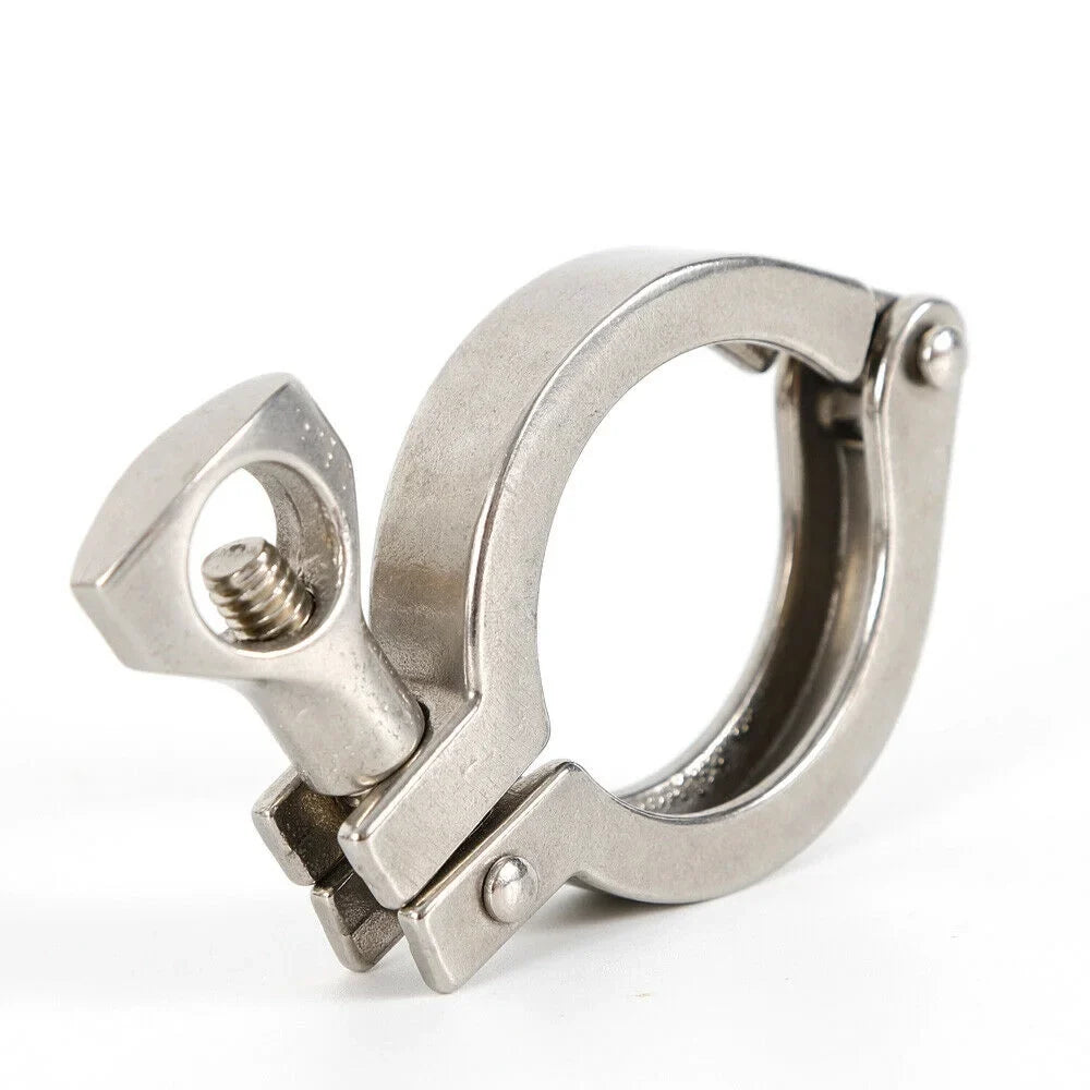 10PCS Stainless Steel Quick-loading Clamp for Machine Tools，Ships, Sewage Treatment Liquid Oil Gas for Soft or Hard Tube Links