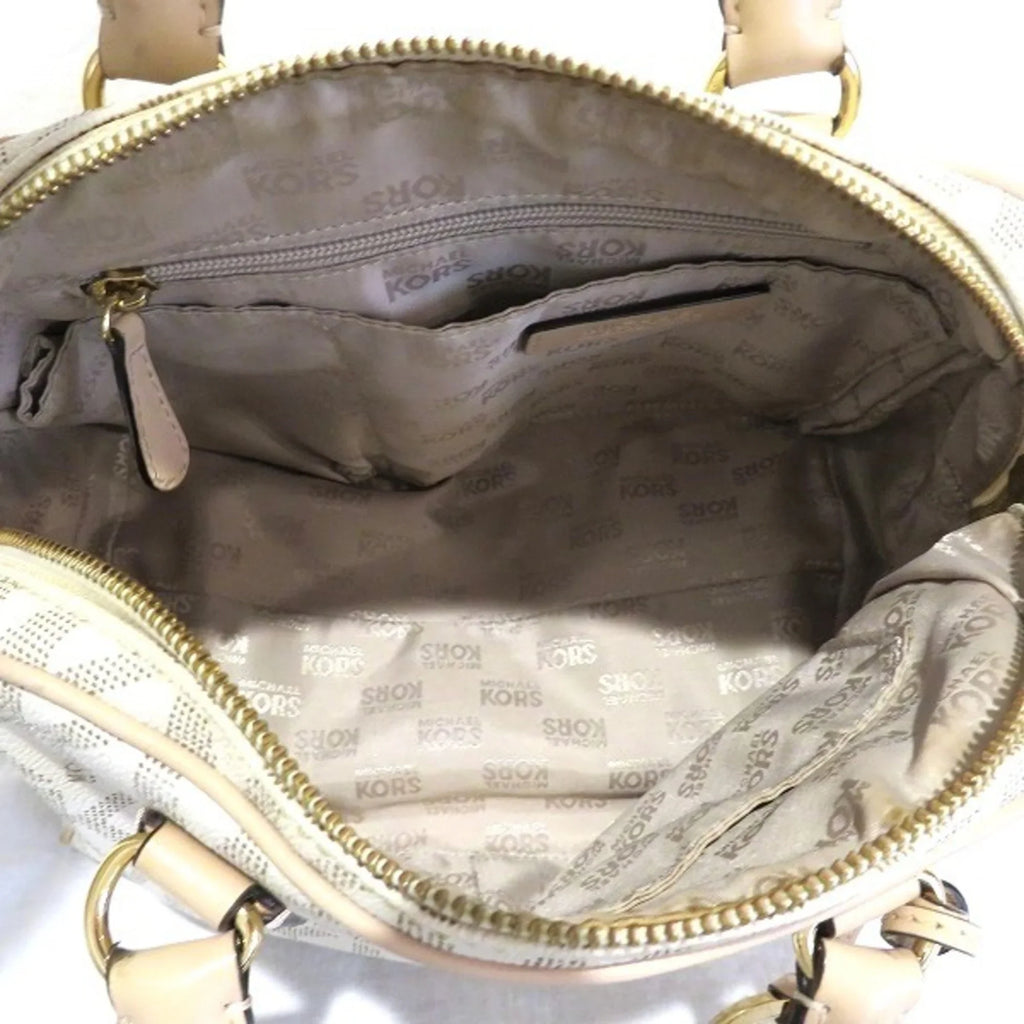 Pre-Owned Michael Kors MK Signature Small Satchel 2WAY Bag Shoulder Boston Women (Good)