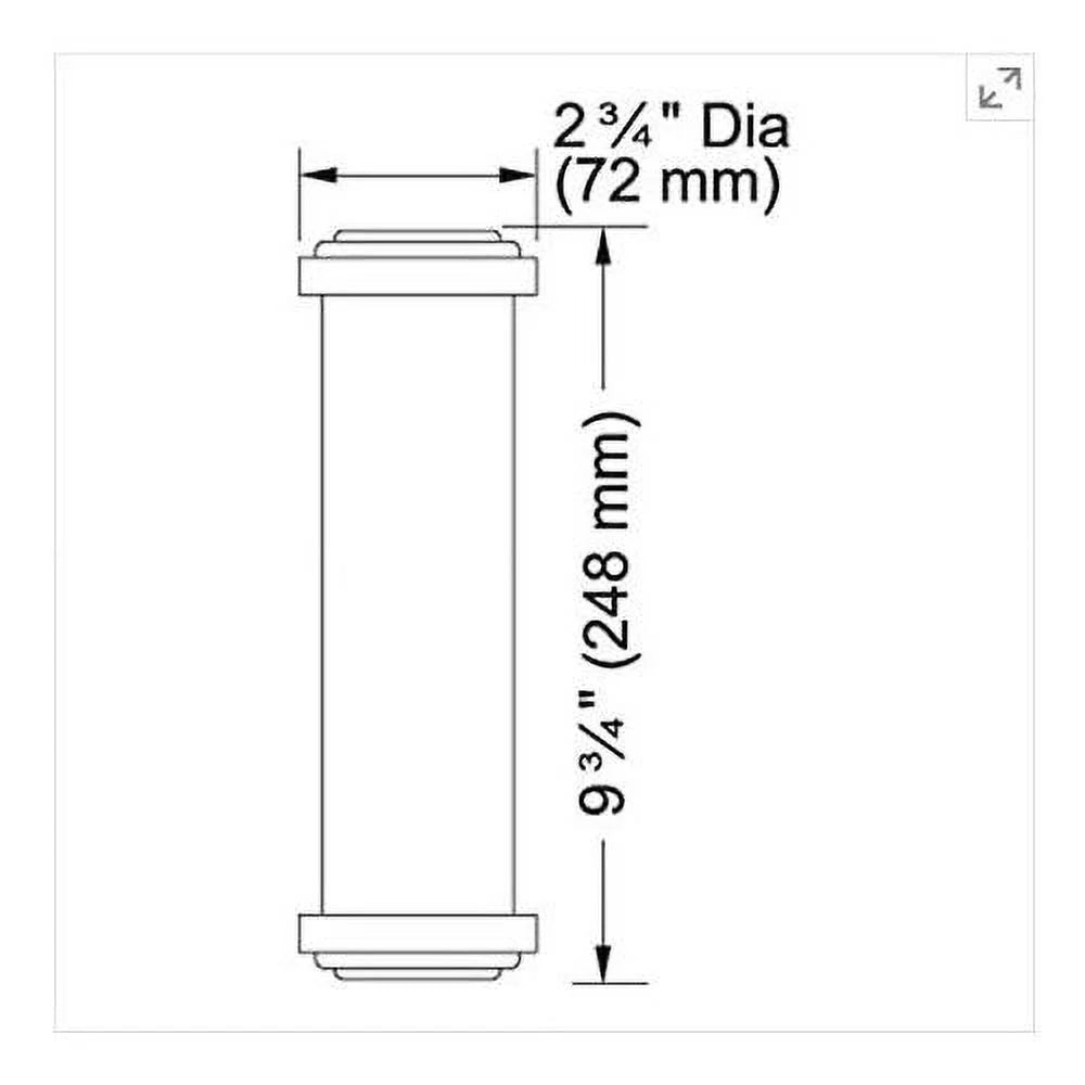 frx02-2pk triflow Liquid filter cartridge, 2-pack, small, white, 2 count