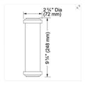 frx02-2pk triflow Liquid filter cartridge, 2-pack, small, white, 2 count