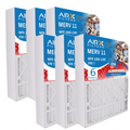 18x24x4 Air Filter MERV 11 Comparable to MPR 1000, MPR 1200 & FPR 7 Electrostatic Pleated Air Conditioner Filter 6 Pack HVAC Premium USA Made 18x24x4 Furnace Filters by AIRX FILTERS WICKED CLEAN AIR.