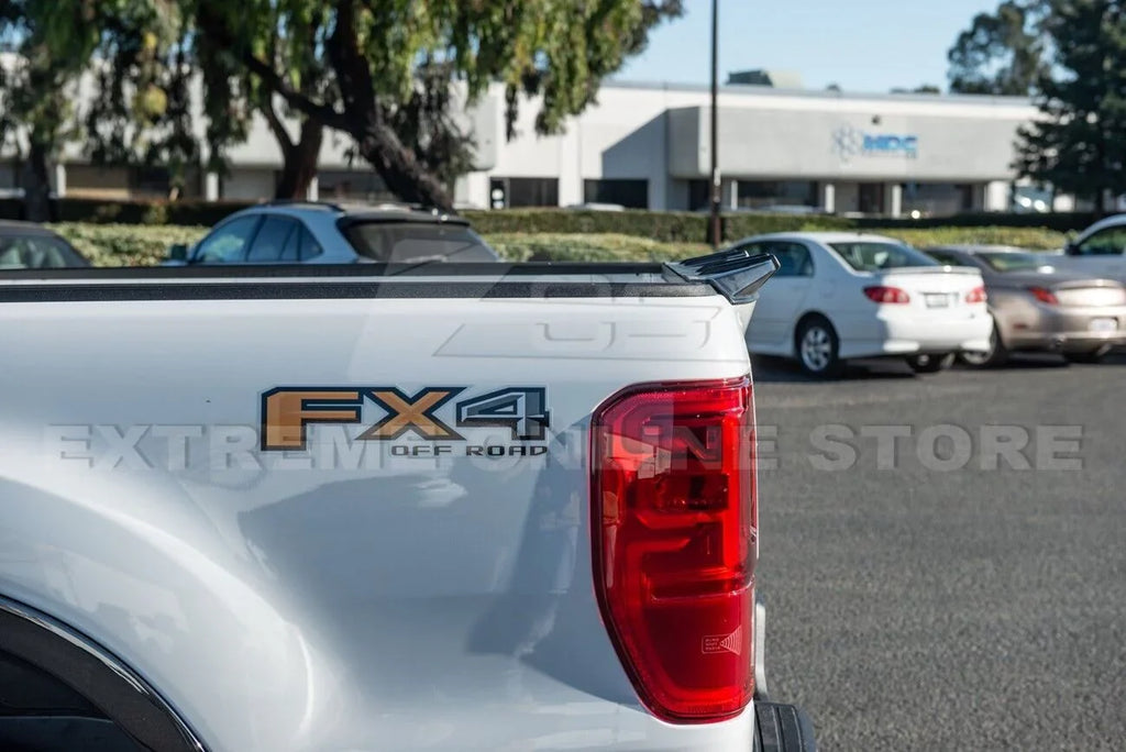 Replacement For 2019-Present Ford Ranger ALL Models | Street Series ABS Plastic - MATTE BLACK Rear Trunk Lid Wing Tailgate Spoiler
