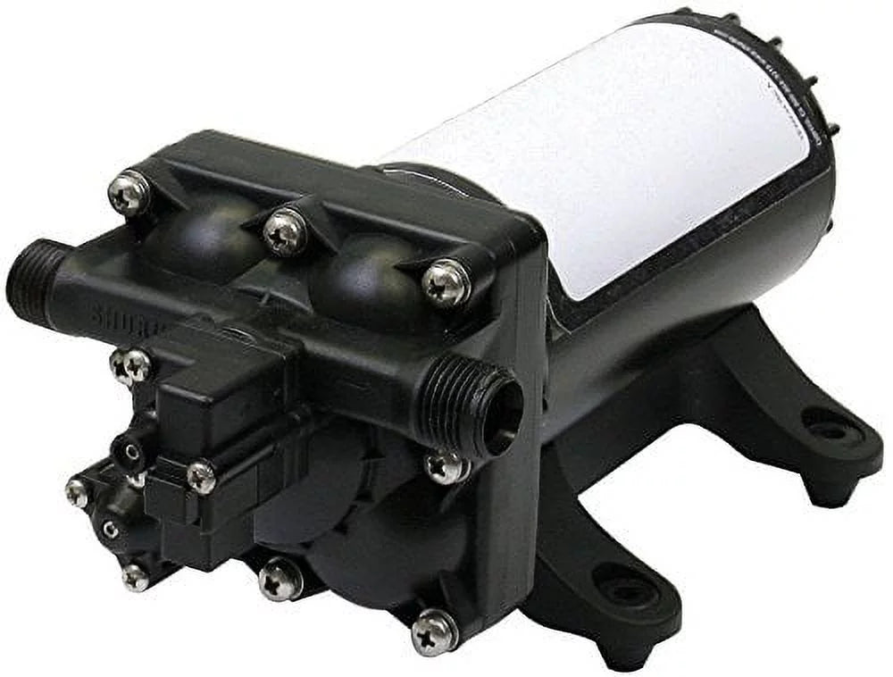 Shurflo SHR4048-153-E75 12V DC 4 Gallons Per Minute High Flow Fresh Liquid Pump 0.5 in. NPSM Male Ports
