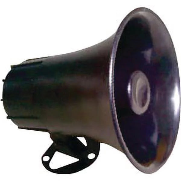 All-Weather Mono Trumpet Horn Speaker - 5? Portable PA Speaker with 8 Ohms Impedance & 25 Watts Peak Power - 180 Degree Swiveling Adjustable Bracket for Easy Maneuverability - Pyle PSP8