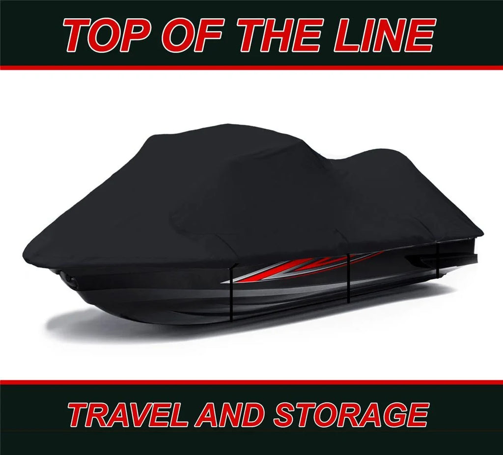 BLACK PWC 600D JET SKI Cover Compatible for Sea Doo Sea-Doo Bombardier GTI 2006 2007 2008 2009