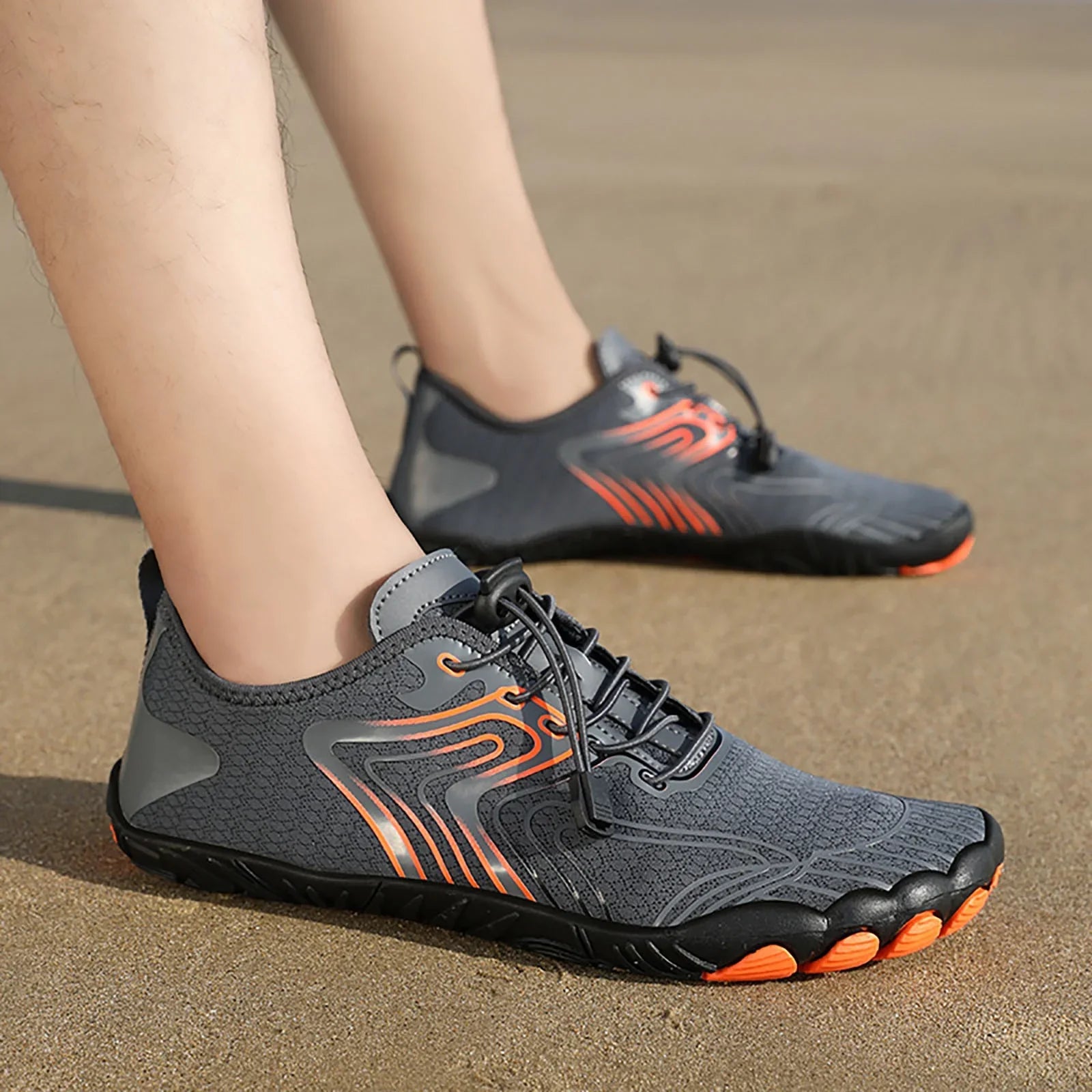 AdBFJAF Mens Sneakers 11 Wide Slip on Outdoor Couple Men Liquid Mountaineering Casual Sport Shoes Lace Up Beach Running Breathable Soft Bottom Shoes