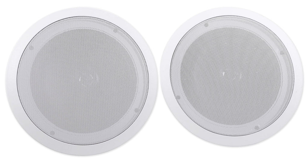 Rockville 4-Room Home Ceiling Speaker System w/ (8) 8" Speakers+4-Zone Receiver