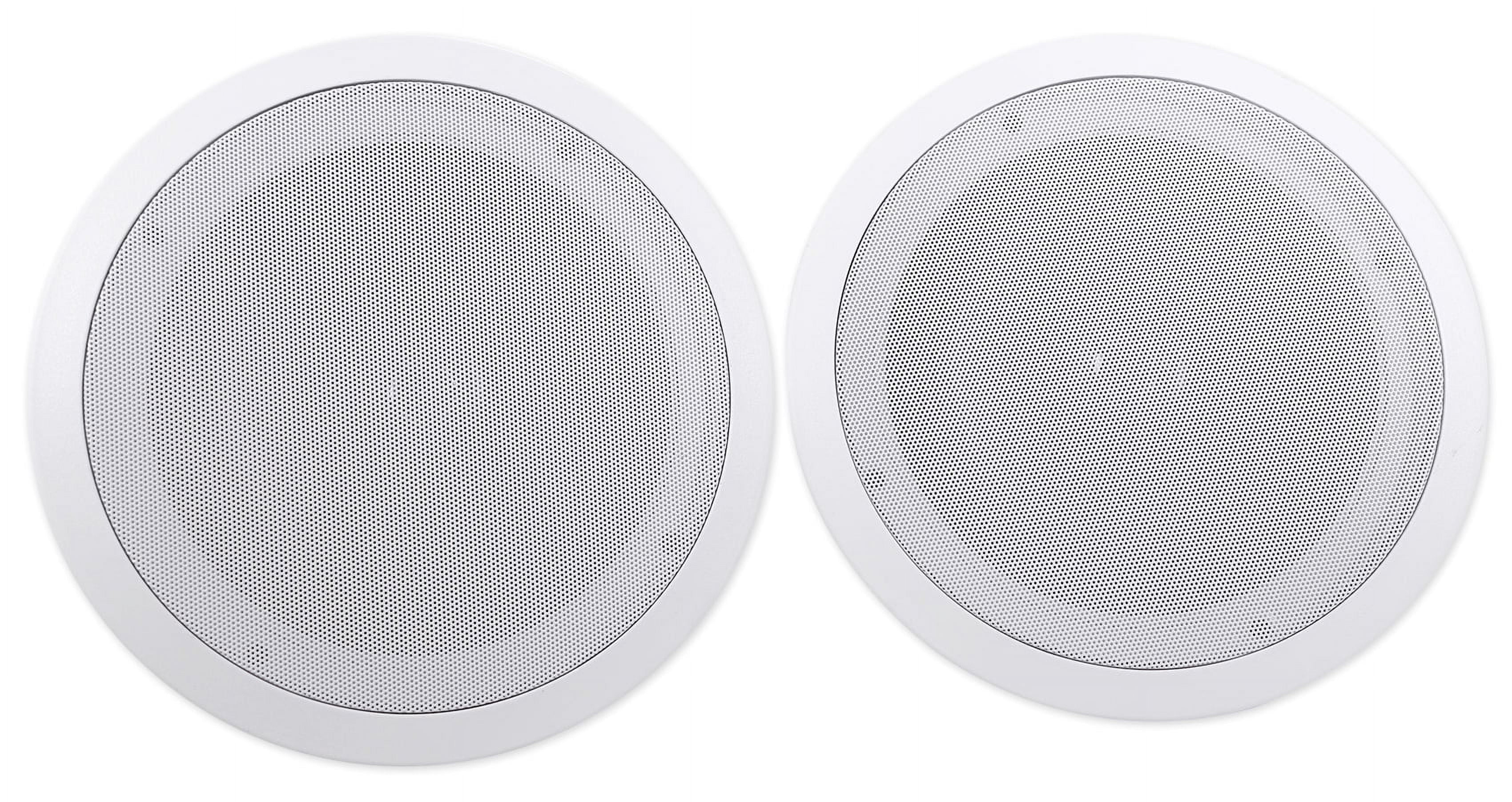 Rockville 4-Room Home Ceiling Speaker System w/ (8) 8" Speakers+4-Zone Receiver
