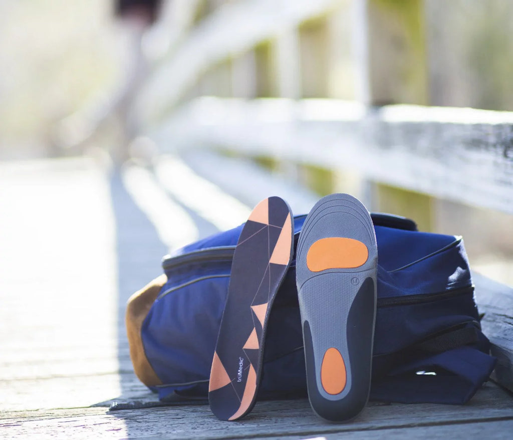 Shoe Inserts for Women and Men, Plantar Fasciitis Insoles for Standing All Day, Orthotic Sole Inserts for Work Boots, Sneakers to Support and Comfort Your Feet - Powersole by truMedic Medium