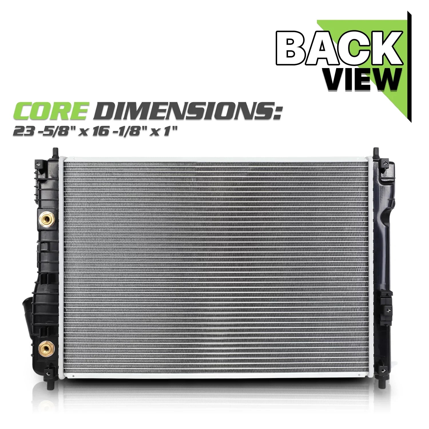 Magshion 13097 Aluminum Radiator OE Replacement fit 2009-2011 Chevrolet Aveo&Aveo5/2009-2010 Pontiac G3/2009 Suzuki Swift+