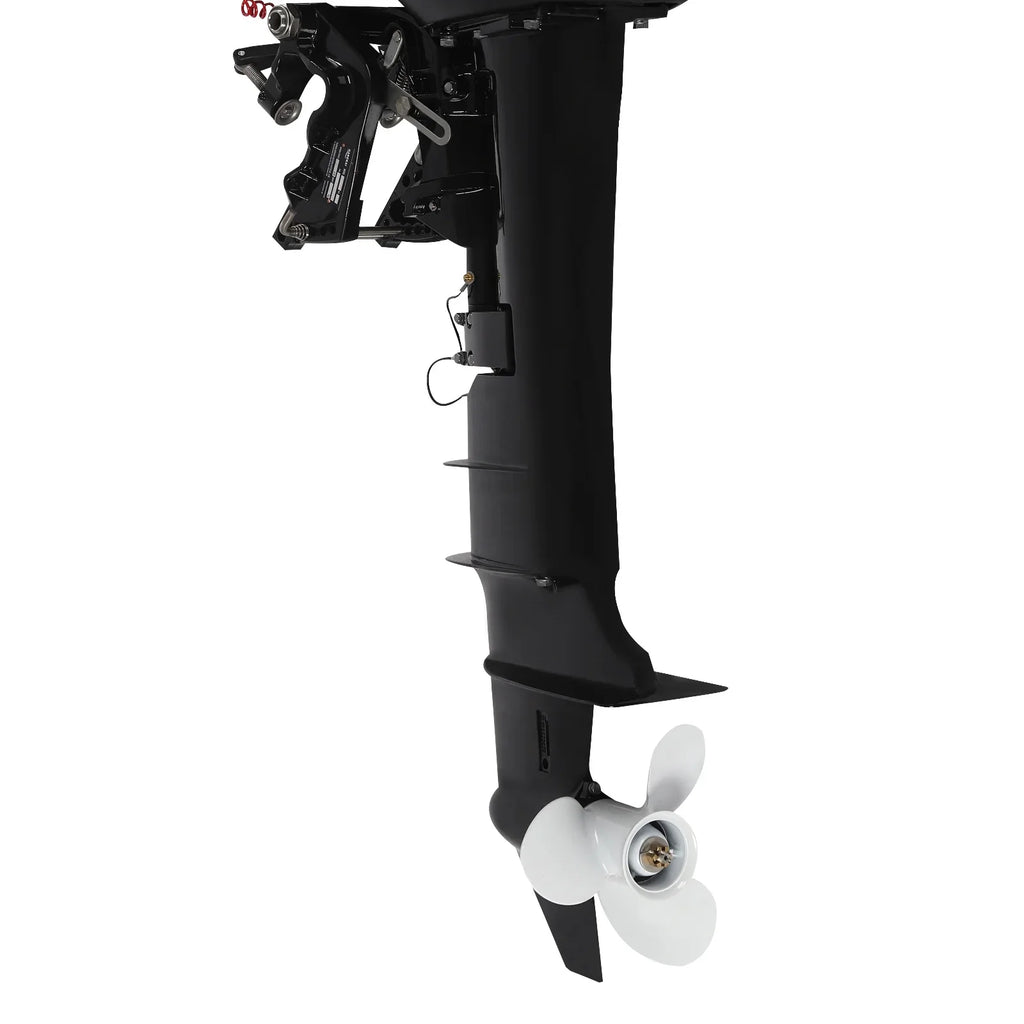 Wuzstar Outboard Motor, 2 Stroke 18 246cc Long Shaft Boat Engine Aluminum Alloy Fishing Boat Motor w/CDI Liquid Cooling System