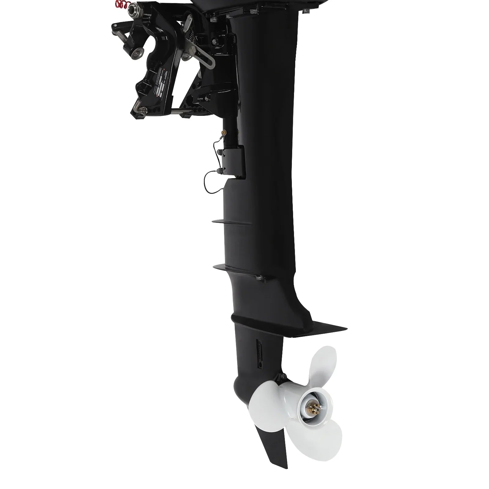 Wuzstar Outboard Motor, 2 Stroke 18 246cc Long Shaft Boat Engine Aluminum Alloy Fishing Boat Motor w/CDI Liquid Cooling System