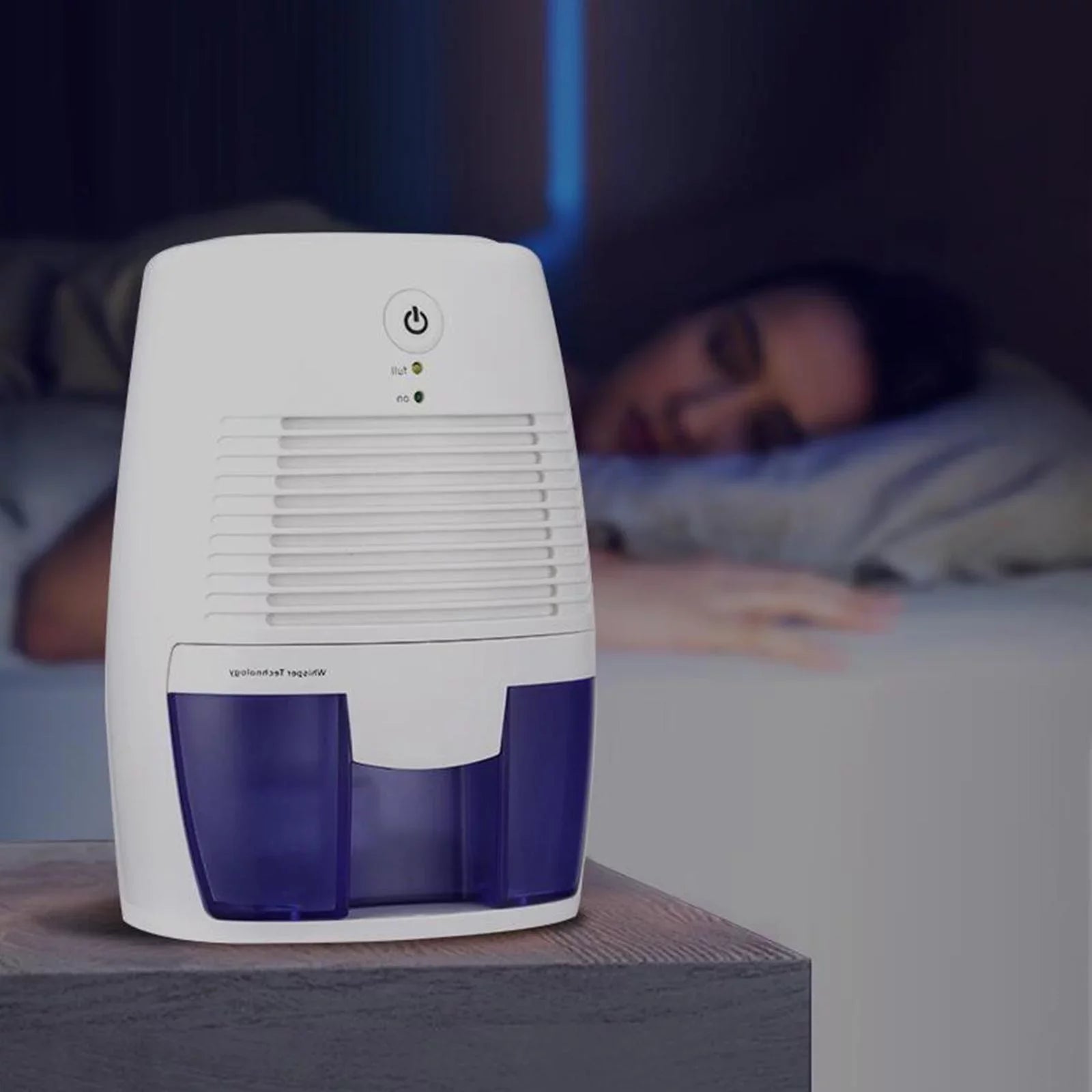 Portable Air Dehumidifier Air Dryer 500ml Quiet USB for Bathroom RV Kitchen