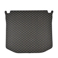 Motor Trend Leatherette Trunk Custom Fit Mat Cargo Liner - Luxury Padded PU Leather - For Jeep Grand Cherokee 2014 - 2016
