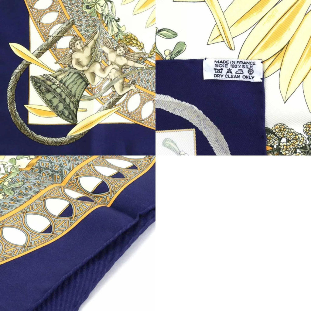 Pre-Owned Hermes HERMES Scarf Petit Carre AMOURS Silk Multicolor Unisex e55908 (Good)