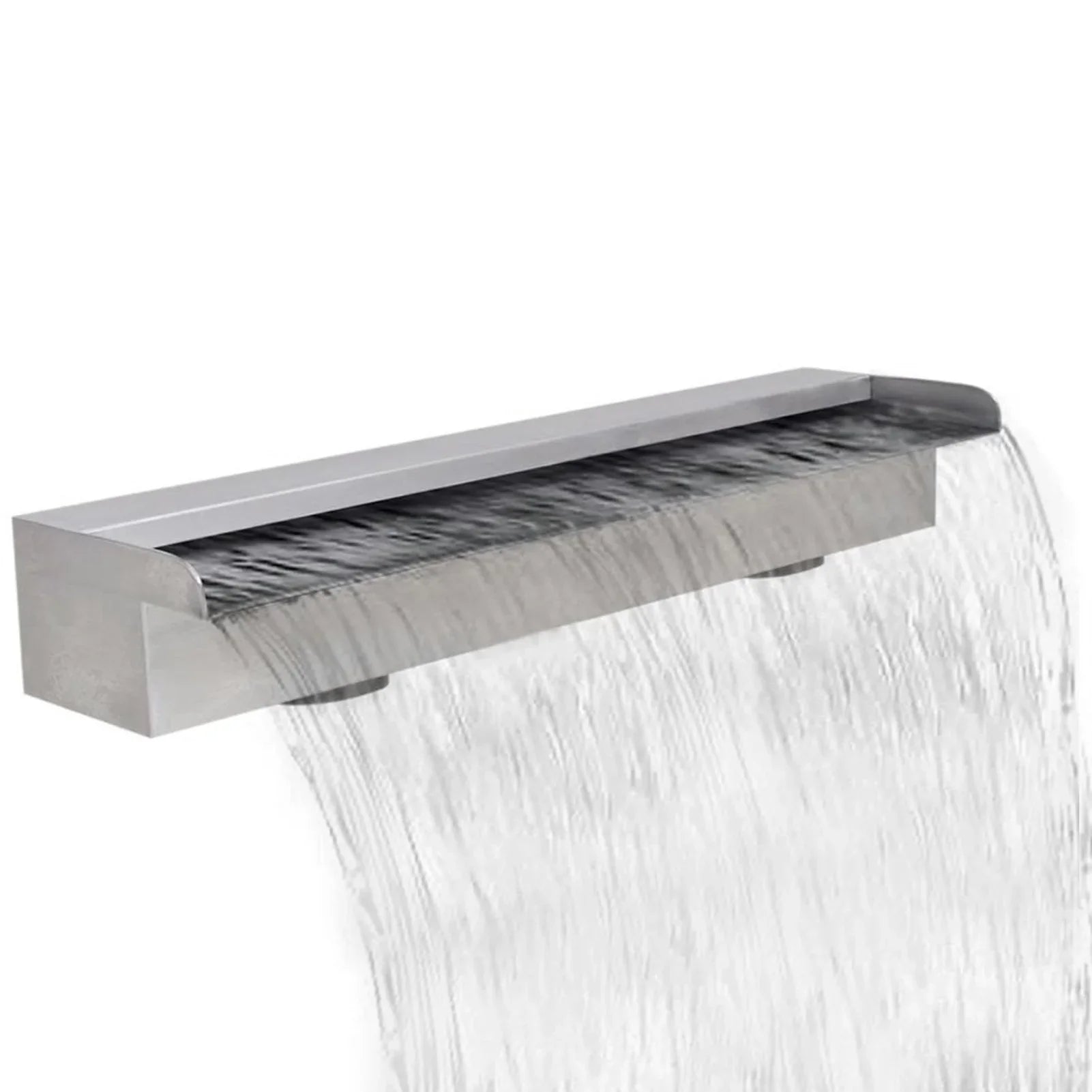 Andoer ,23.6 X 4.5 Stainless Steel 23.6" Fluid Pool X 4.5 X Feature SpillwayPatio Pool 23.6 Liquid Above Pool Steel Pool Slide Fluid Pond Fluid Spillway Pond With Inches (w X