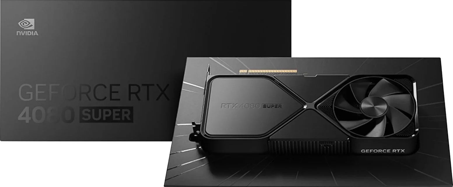 NVIDIA - GeForce RTX 4080 SUPER 16GB GDDR6X Graphics Card - Titanium/Black