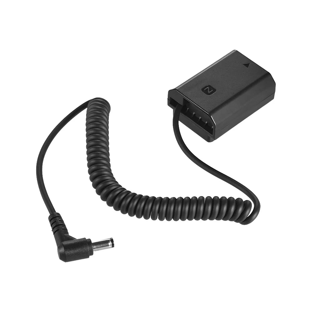 Andoer NP FZ100 Dummy Battery Pack Adapter for A7III A9 A7RIII A7SIII, with Spring Cable