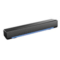 Carevas V-196 USB Wired Computer Speaker Bar Stereo Subwoofer Powerful Music Player Bass Surround Sound Box 3.5mm Audio Input for PC Mobile pc Smartphone Tablet MP3 MP4