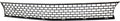 Grille Assembly Compatible with DODGE CHALLENGER 2015-2017 Textured Black SRT Hellcat Model