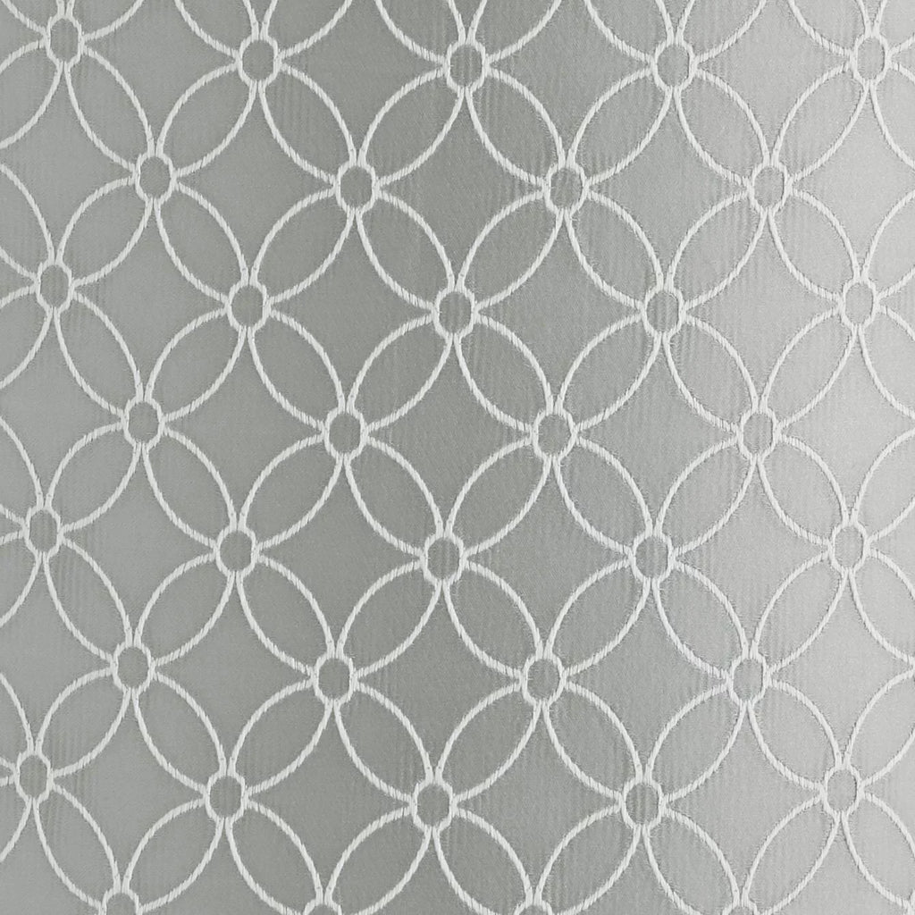 Springcrest Set of 2 Drum Print Lamp Shades White Gray Medium 13" Top x 14" Bottom x 10" High Spider with Harp and Finial Fitting