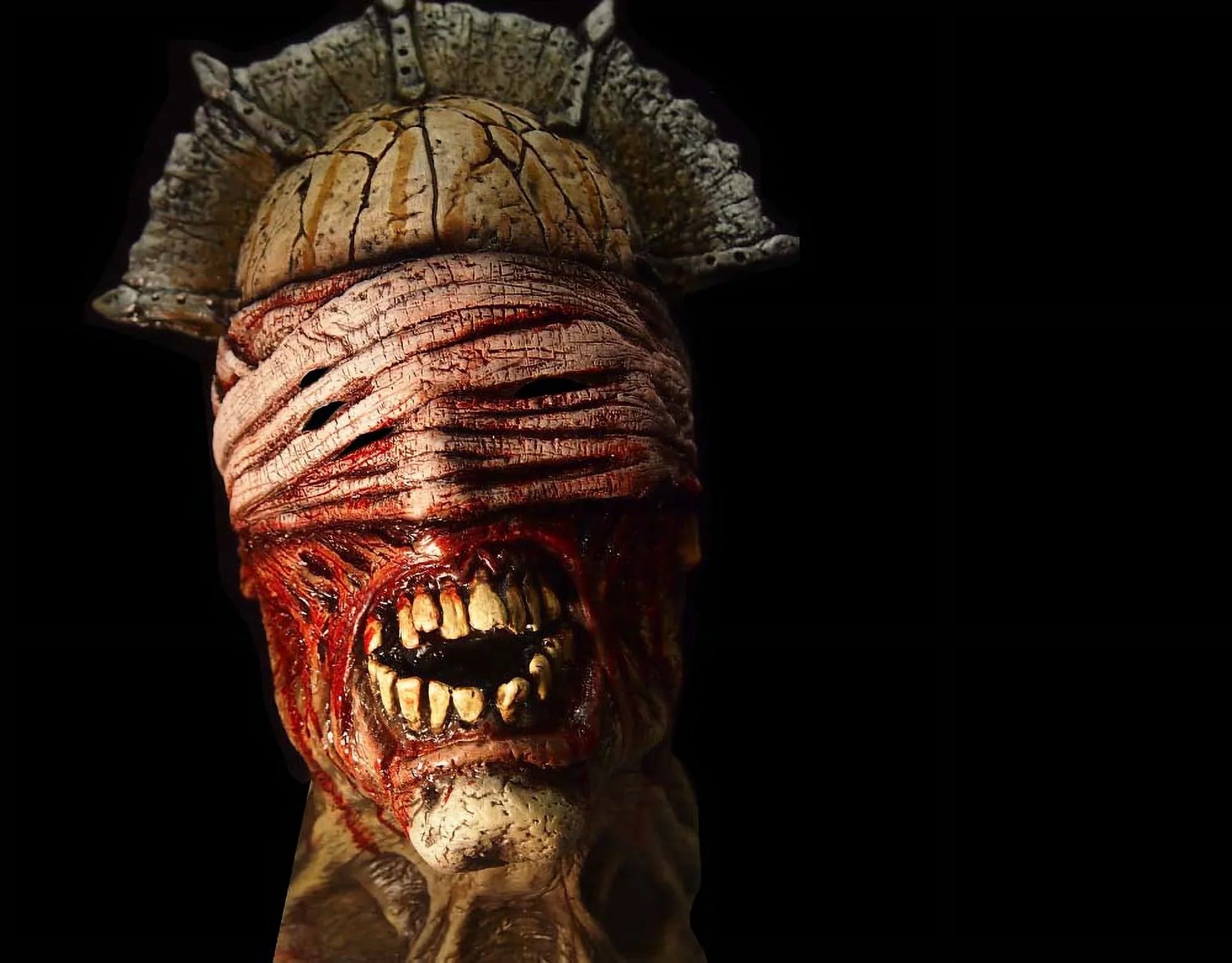 Pestilence White Horseman of the Apocalypse - Halloween Adult Latex Mask - Full Over the Head Realistic Mask