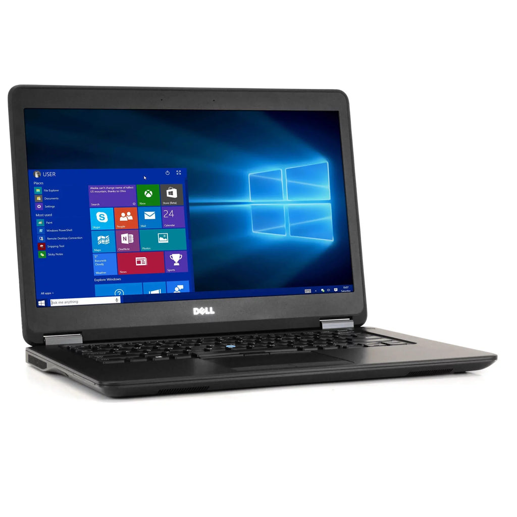 Latitude E7450 Notebook Computer, 2.90 GHz i5 Dual Core Gen 5, 4GB DDR3 RAM, 120GB Solid State Drive (SSD) SSD Hard Drive, Windows 10 Professional 64Bit, 14" Monitor Pre-owned