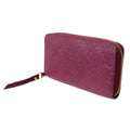 Pre-Owned LOUIS VUITTON Louis Vuitton Zippy Wallet Long Monogram Amplant Cherry Berry M68571 (Fair)