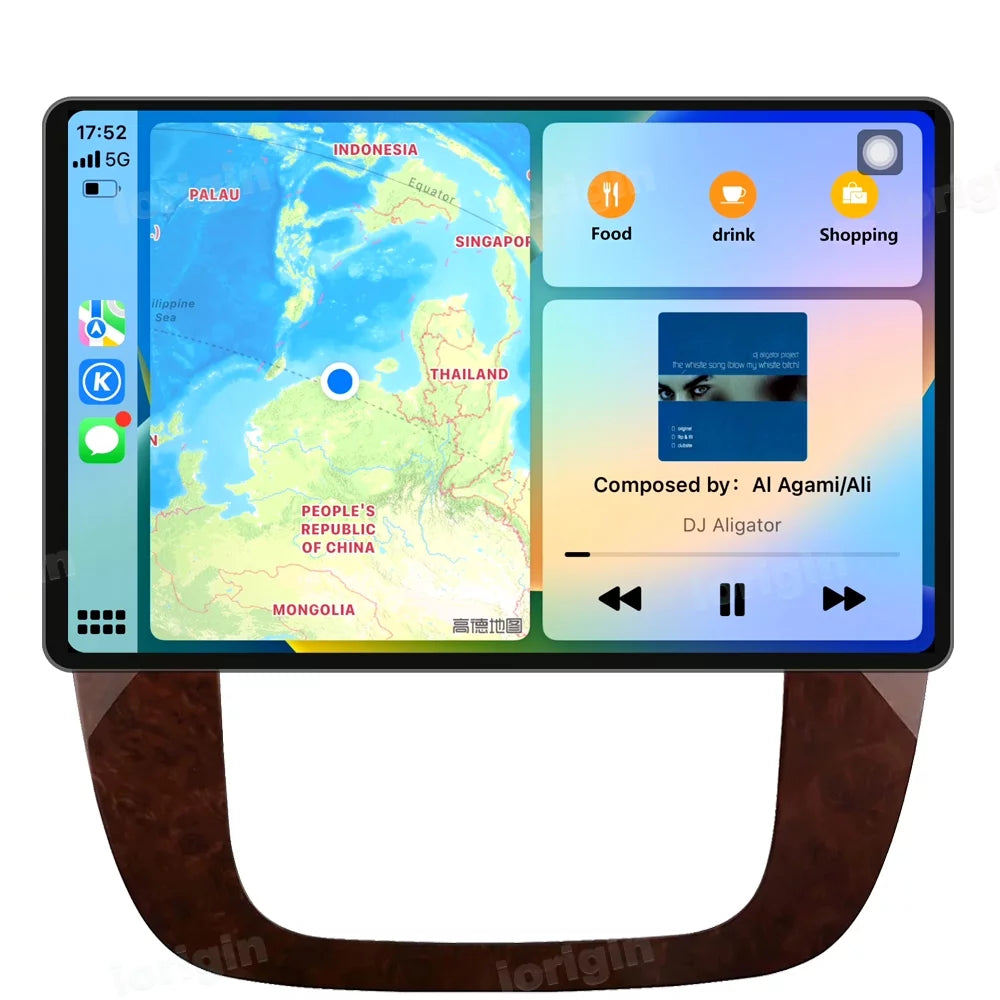 13.3" Android 12 Car Radio Stereo for GMC Yukon Chevrolet Chevy Tahoe Suburban 2007-2012 with CarPlay Android Auto Built in