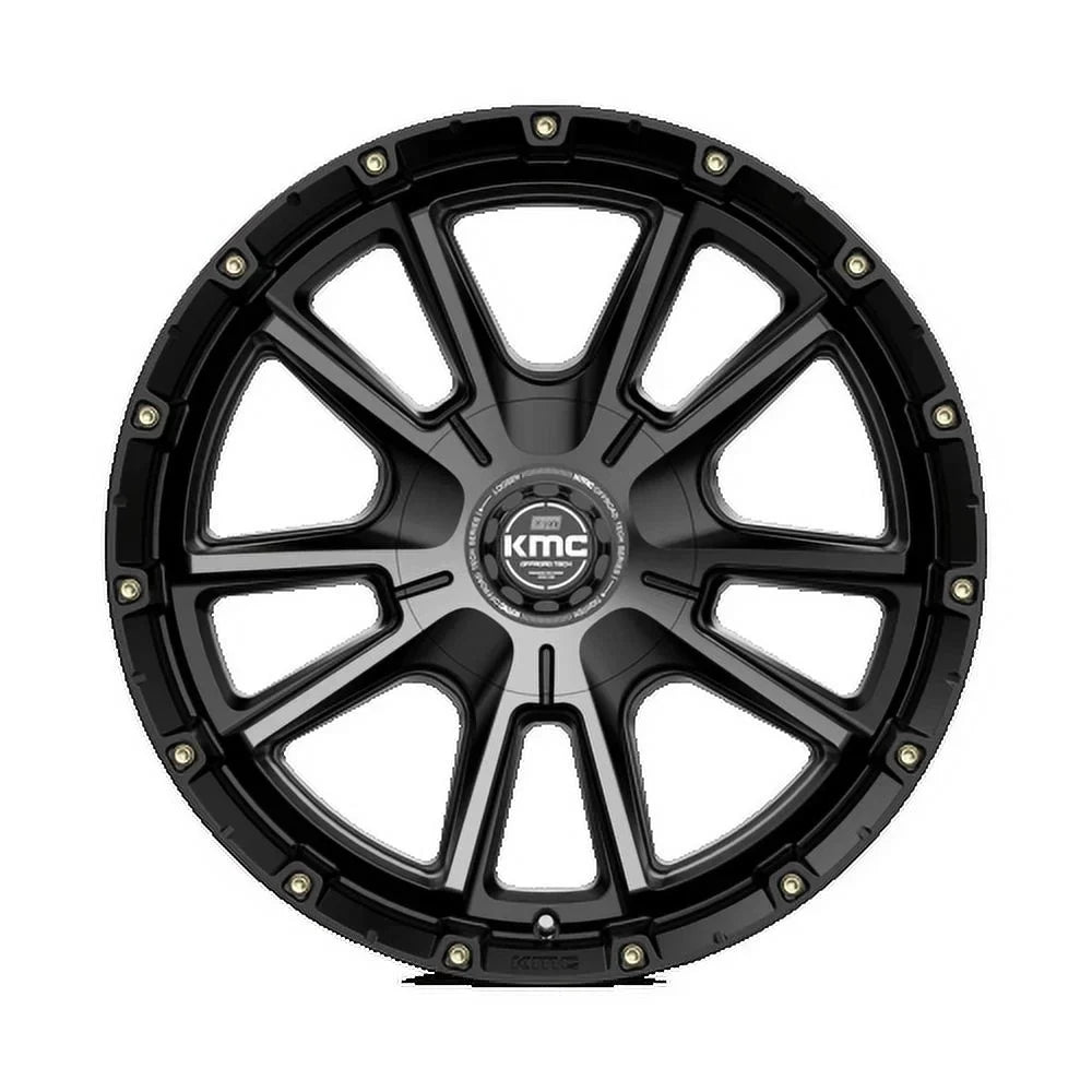 KMC Cast Aluminum Rim KM100 20X9 6X135/5.5 S-BLK GTCC 18MM, KM10029067418