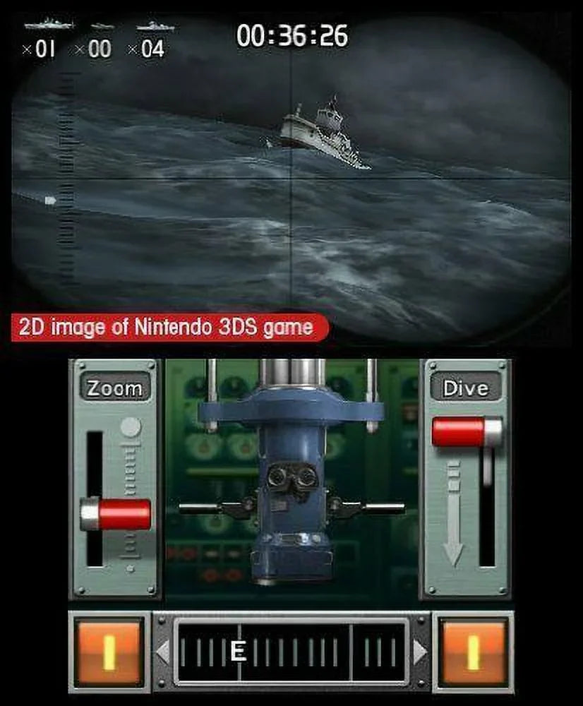 Steel Diver - Nintendo 3DS [NTSC 2DS Simulation Submarine Video Game] NEW