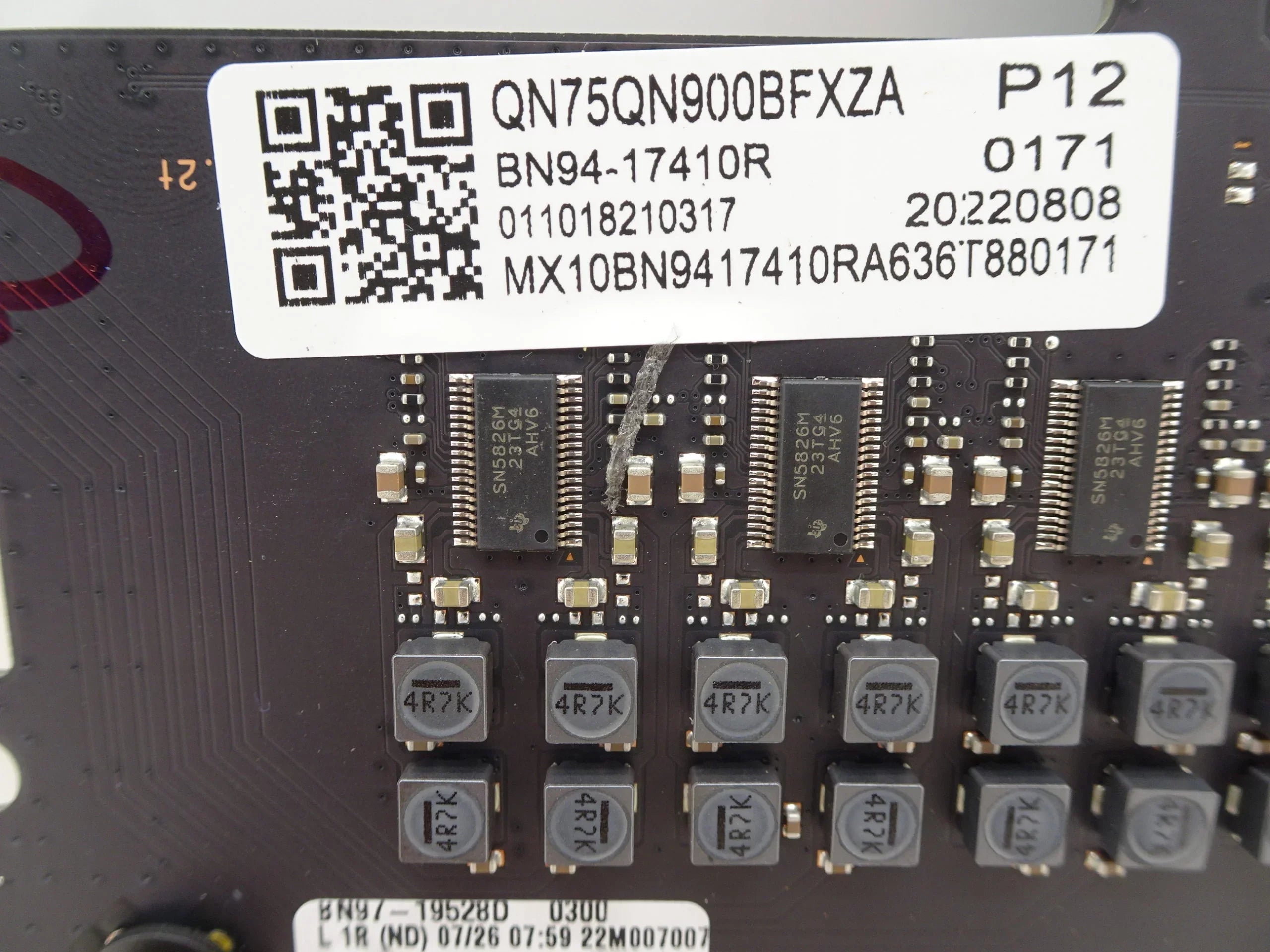 QN75Q900BFXZA Main Board BN94-17410R (BN97-19528D, BN41-02996B)