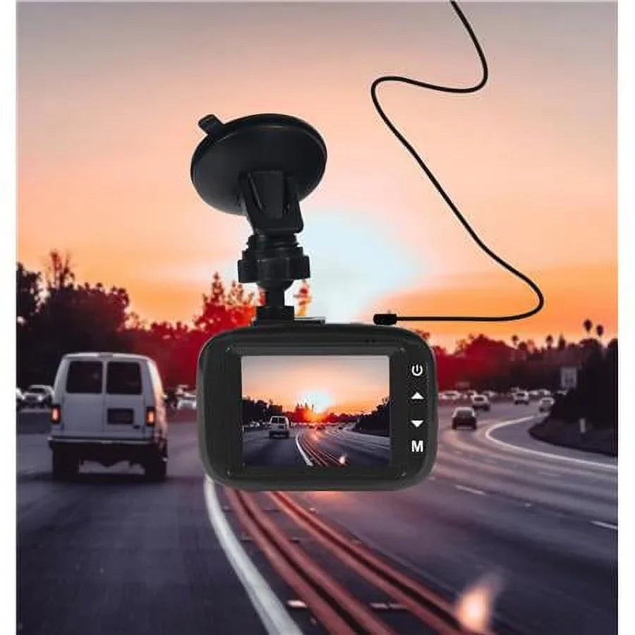 MNCD250 Full HD 12MP 2.2" LCD Display Dash Cam, Black