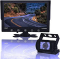 Pyle Car Truck Reverse Parking Fluid Rearview Camera Kit W/ 9" LCD Display Monitor, 12-24V