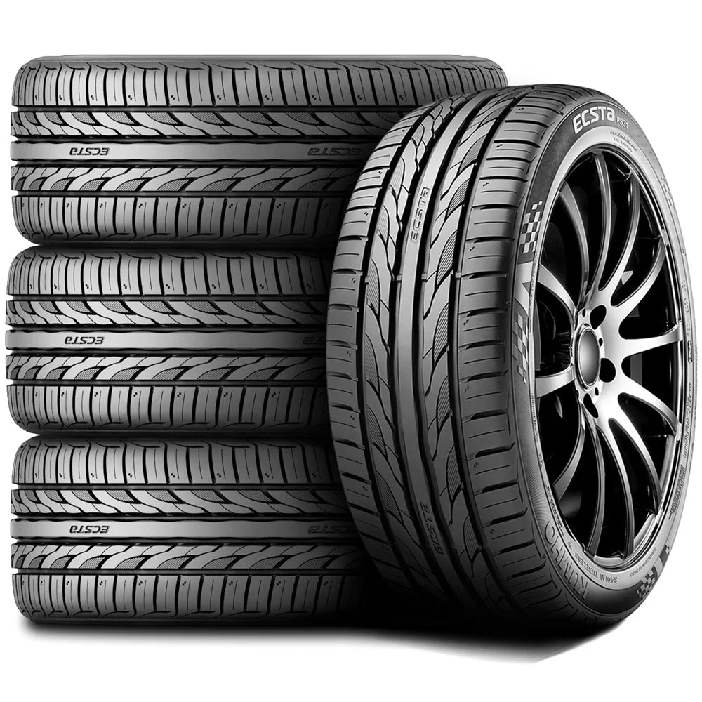 Set of 4 (FOUR) Kumho Ecsta PS31 245/40R18 ZR 97W XL High Efficiency Tires Fits: 2014-16 Mercedes-Benz E350 4Matic, 2016-22 Subaru Impreza Base