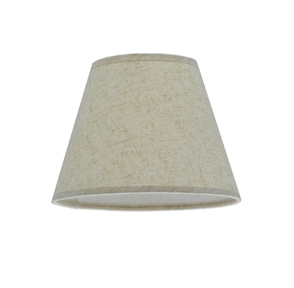 Aspen Creative 32032 Transitional Hardback Empire Shape Spider Construction Lamp Shade in Flaxen, 9" wide (5" x 9" x 7")