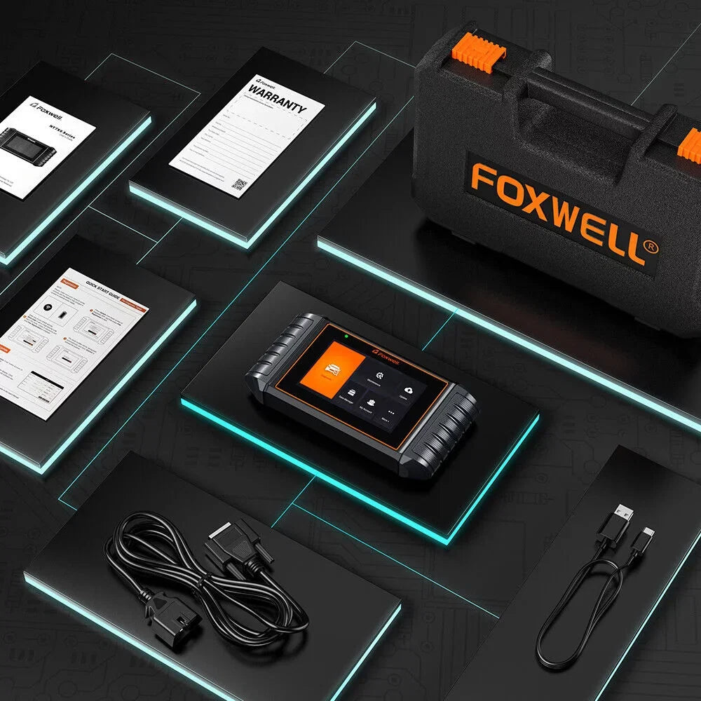 FOXWELL NT710 OBD2 Scanner Code Reader Bi-directional Scan Diagnostic Tool Relearn Coding Reset TPMS fit for BMW