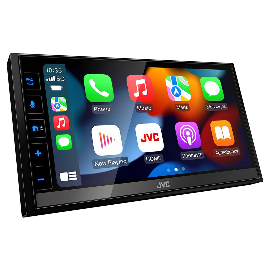 JVC KW-M780BT 6.8" Digital Media Receiver, Compatible With CarPlay / Android Auto with Steering Wheel Interface