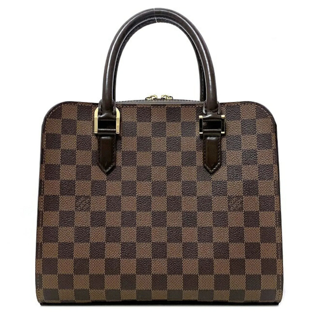 Pre-Owned Louis Vuitton Handbag Triana Brown Damier Ebene N51155 LOUIS VUITTON Ladies Square Type (Good)